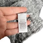 EXPRESS Gray Space Dye Corset Waist Slouchy Balloon Sleeve Sweater Photo 6