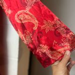 Red silk robe xs Photo 5