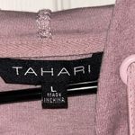 Tahari Pullover Hooded Ling Sleeve Shirt Size L Photo 2