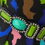 Joseph Ribkoff Vintage Cocktail Dress 10 Y2K Medium Party Dress Boho RARE Jewel Photo 2