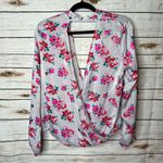 Lush Clothing 🧚‍♂️Lush Purple/Pink Floral top Size L Photo 1