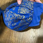 Catalina Vtg  Bikini Top Sz 12 Aztec Egyptian Print Blue Gold Underwire Photo 5