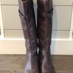 Ecco  tall brown leather boots size 41 Photo 2