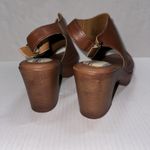 B.o.c. Shoes Womens Size 9 Brown Peep Toe Slingback Sandal Heels Platform Photo 3