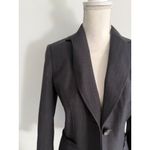 Ann Taylor Gray Pinstripe Blazer Jacket Size 2 Photo 5