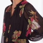 The Kooples Floral Voile Maxi Dress - Black Size 1/ US Small “tiny flaws” Photo 2