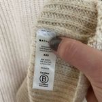 Athleta  Sierra wool crew neck knit sweater in cream Photo 3