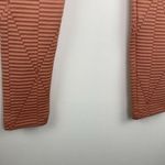 Koral Peach Salmon Black Leggings Textured Cropped Womens Size Small Photo 1