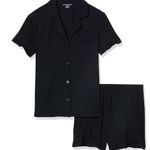 NWT Short Black Pajama Set Size XXL Photo 1