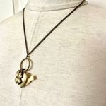 Heart, dove and clover charm Necklace Photo 2
