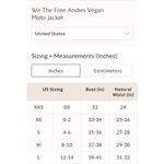 Free People NWT We The Free Andies Embroidered Vegan Leather Moto Jacket Size L Photo 7