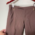 Gucci Slim Fit Low Rise Ankle Pants Womens 40 US 4 Chocolate Brown Photo 3