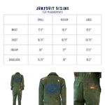 CBONZ Watch Your Back Evil Eye Organic Hemp Cotton Jumpsuit in Green Large Photo 6