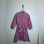Ralph Lauren Lauren  Striped Broadcloth Button Down Shirt Dress Photo 1