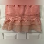 Self Portrait Self-Portrait Pink Lace Floral Flounce Mini Dress - Size US 2- NWT Photo 3