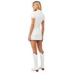 Show Me Your Mumu  Outlaw Dress in Pearly White Small Womens Western Mini Photo 1