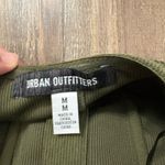 Urban Outfitters  Cali Corduroy Strapless Corset Mini Green Dress Size Medium Photo 8