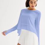 SO Juniors' ® Relaxed Long Sleeve Tee size Medium Lilac Purple Photo 0