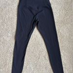 Athleta Women’s  Black Ribbed Leggings size M Photo 2