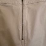 Boden Cotton Mini Skirt Exposed Zip Closure Tan 16/18R Photo 2