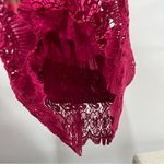 Entro  crochet embroidered babydoll style small tank top sleeveless Photo 3