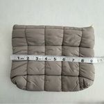 Tarte Quilted Puffy Makeup cosmetic travel bag Gray Photo 6