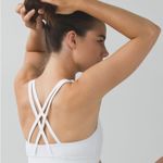 Lululemon  Energy Bra White Size 4 – Medium Support, Excellent Condition Photo 3