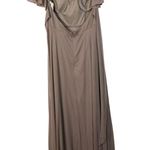 Azazie Dusk Gray Purple Short Sleeve A-Line Maxi Formal Bridesmaids Dress 10 Photo 1