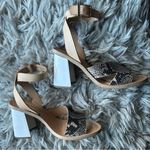 Gianni Bini  Marilane snake print block heel sandal women’s shoe size 7.5 Photo 6