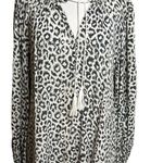 Emerson Fry Curation Bardot top in leopard gray Sz S Photo 2