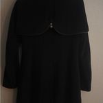 Laundry by Shelli Segal Black Trench Coat with Purple Lining Photo 5