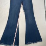 Just Black  Denim Women's Super Flare High Rise Raw Hem Jeans in Indigo Size 29 Photo 13
