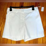 Lane Bryant White Stretch Cotton Twill Walking Shorts Womens Plus 16 Lightweight Photo 2