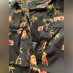 ZARA Trafaluc Collection Surf Shack Graphic Print Collared Cropped Tank Top - S Photo 4