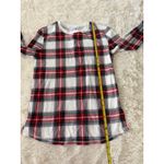 Stars Above  Womens Pajama Set‎ Plaid Red White Lounge Sleepwear Medium M Photo 3
