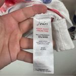 Joules Floral Cotton Lightweight Hoodie Size 6 White Photo 3