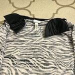 Alfred Dunner Upper East Side Zebra Print Bomber zip up Jacket Photo 9