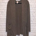 Freeloader 🇺🇸  Brown Open Front Hooded Cardigan Photo 0