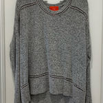 Chelsea and Violet  grey long sleeve top with lace Photo 0