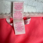 Victoria's Secret  Slip Nighty Large‎ Coral Silky Satin Lace Trim Mini Lingerie L Photo 11