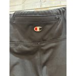 Champion Women L Black Ankle Length Rear back Zipper Pocket Athletic Gym Photo 5