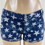 Double Zero Women's Star Stud Daisy Duke Jean Shorts Size Large Photo 0
