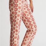 Pacsun Eco Flower High Waisted Straight
Leg Jeans Pink Size 28 Photo 2