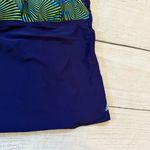 Adidas vortex v-back size large blue green swimsuit tankini top Photo 7