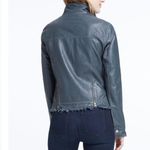 Jakett JKT NYC Alexa Jean Burnished Grey Leather Jacket Size M Gray Size M Photo 1