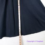 Unique Vintage  black fit and flare dress short sleeves with‎ tie bow, size 2XL Photo 5