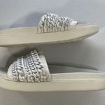 Kendall + Kylie Women's Shiloh 2 Leather Metal Upper Slide Sandal Sz 9.5M White Photo 7