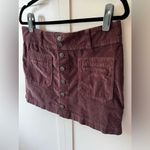 We The Free We The Free Mini Joanie Skirt Size 30 Corduroy Button Front Boho Free People Photo 5