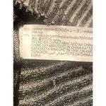 ZARA High Waisted Ribbed Knit Pullon Midi Pencil Skirt SideSlit M Grey Black Photo 11