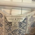 Lucky Brand  boho printed tie neck top size small Photo 4
